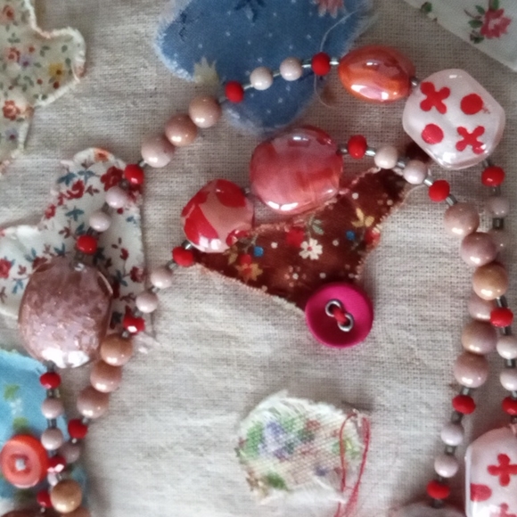 Antics Murrina Glass bead  necklace 22" long - Picture 11 of 17